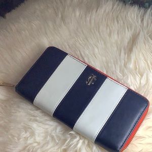 JUICY COUTURE CONTINENTAL LEATHER WALLET